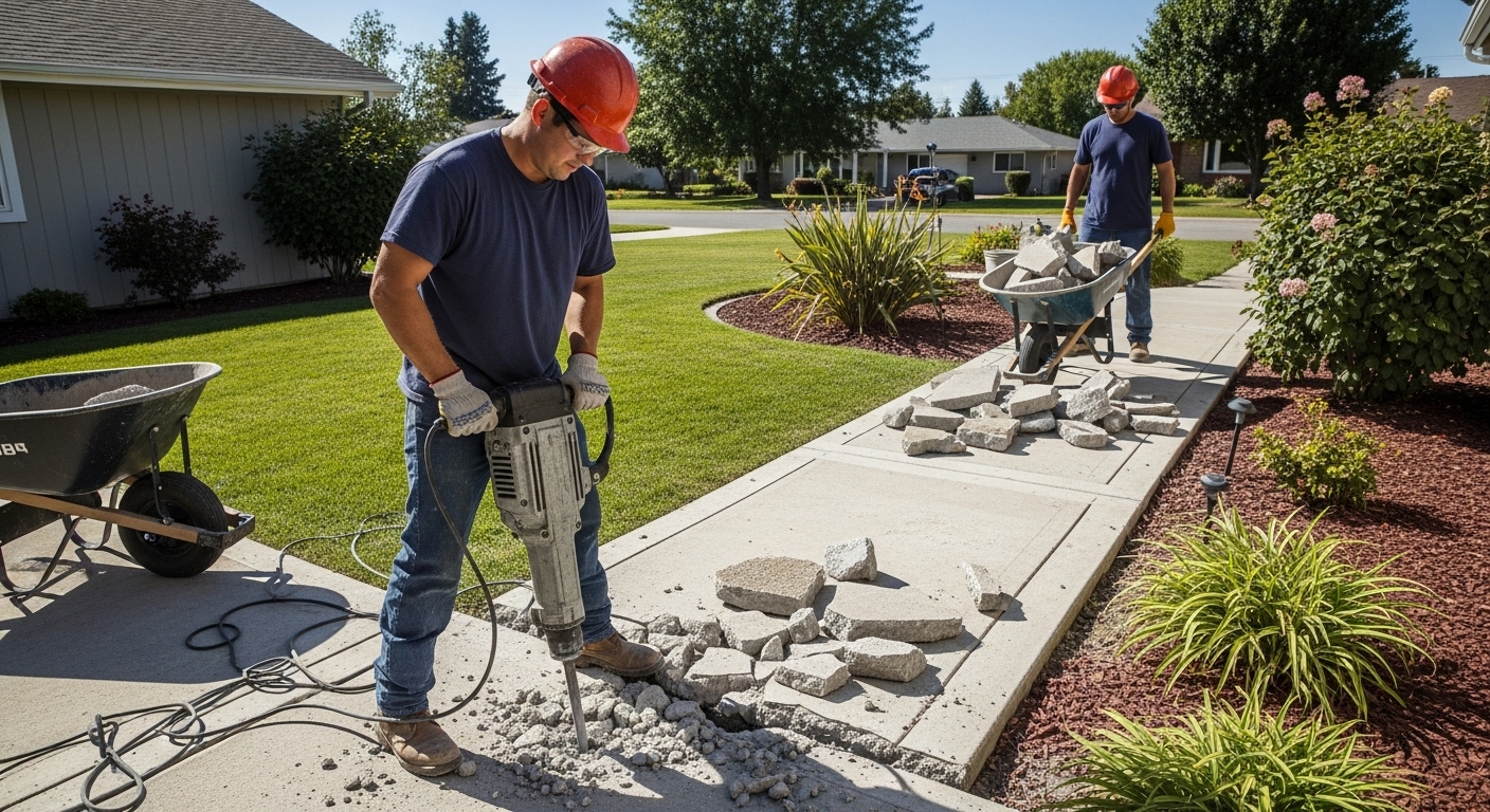 Concrete Demolition & Removal detail photo